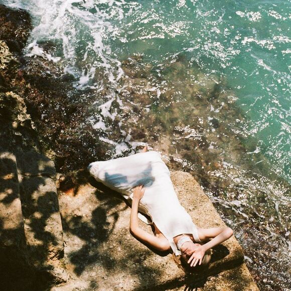 NWT ZARA LACE TRIM 100% LINEN DRESS LIMITED EDITION - Picture 3 of 8